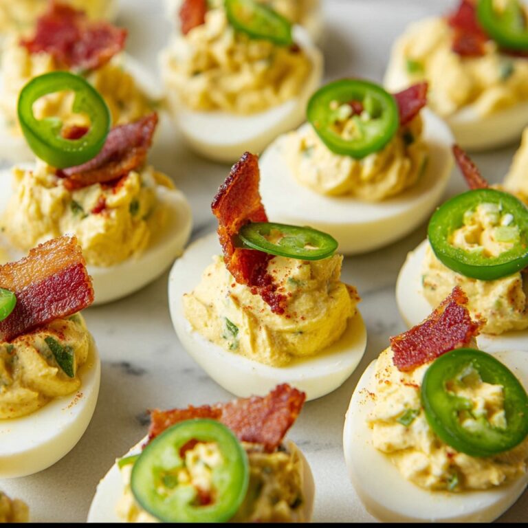 Jalapeno Popper Deviled Eggs Recipe