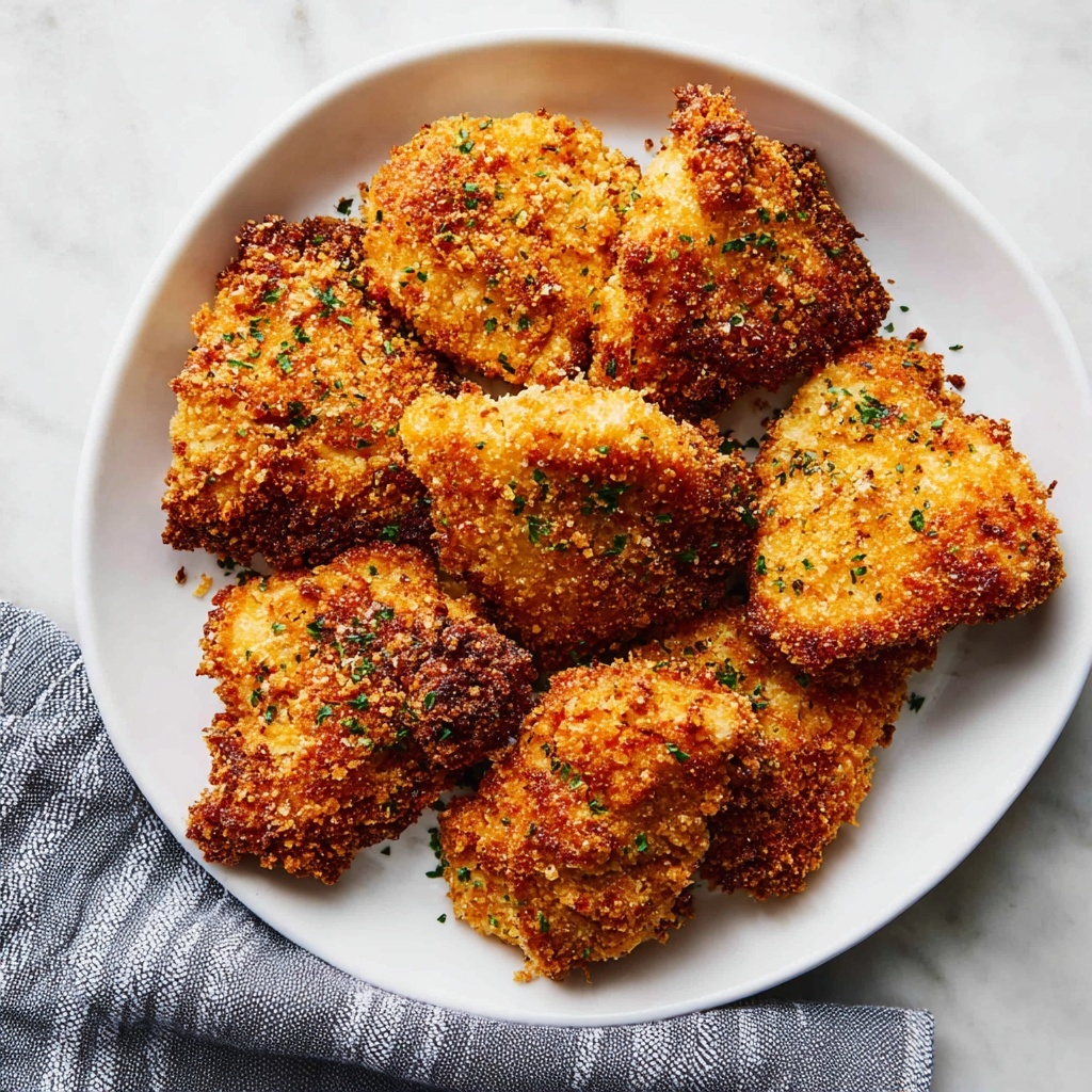 Crispy Oven-Baked Chicken Thighs with Panko Breadcrumbs Recipe - Recipe Image