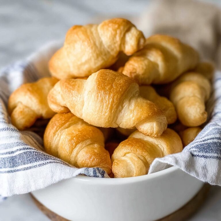 Homemade Crescent Rolls with Honey Butter Recipe