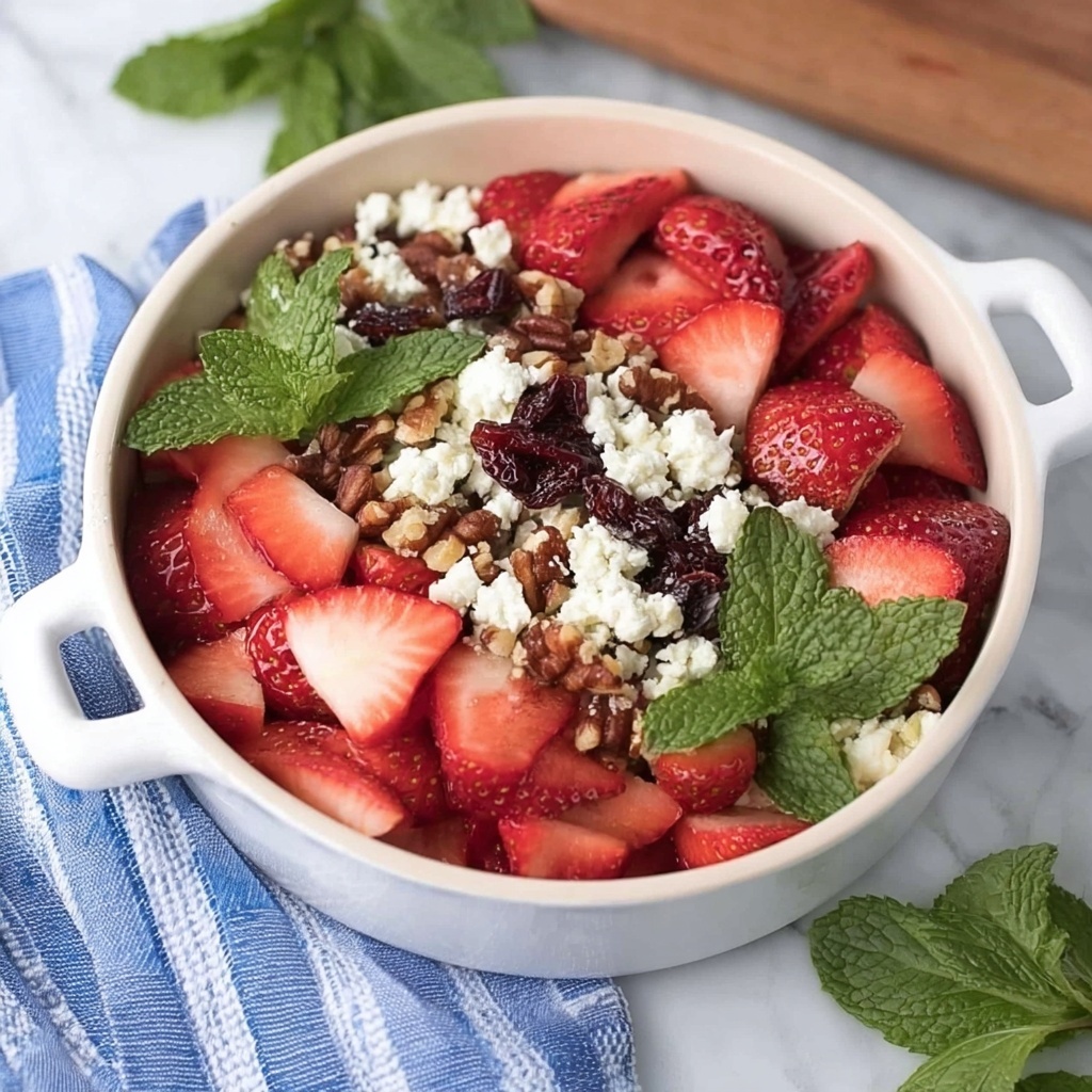 Strawberry Bacon Salad with Lime Honey Balsamic Vinaigrette Recipe - Recipe Image