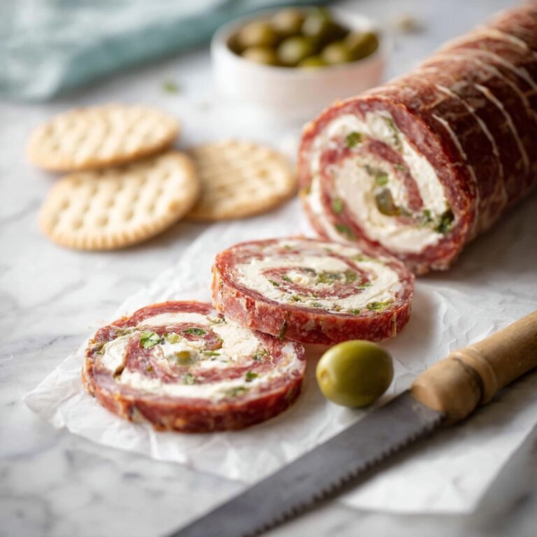 Salami Cream Cheese Roll Recipe
