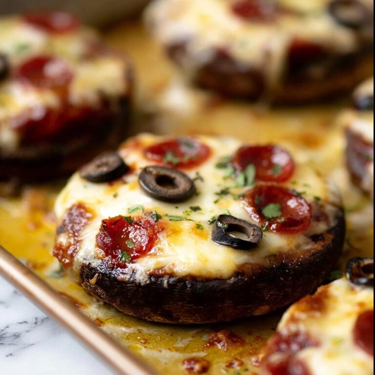 Pizza Stuffed Mushrooms Recipe