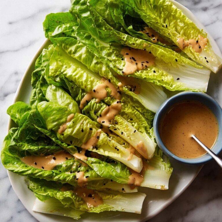 Spicy Joint’s Creamy Sesame Sauce with Lettuce Salad Recipe