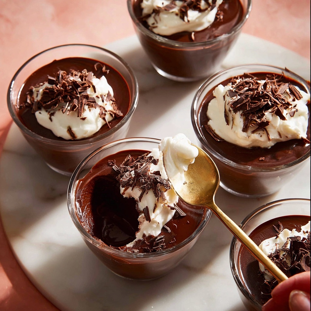 Chocolate Pudding Pots Recipe - Recipe Image