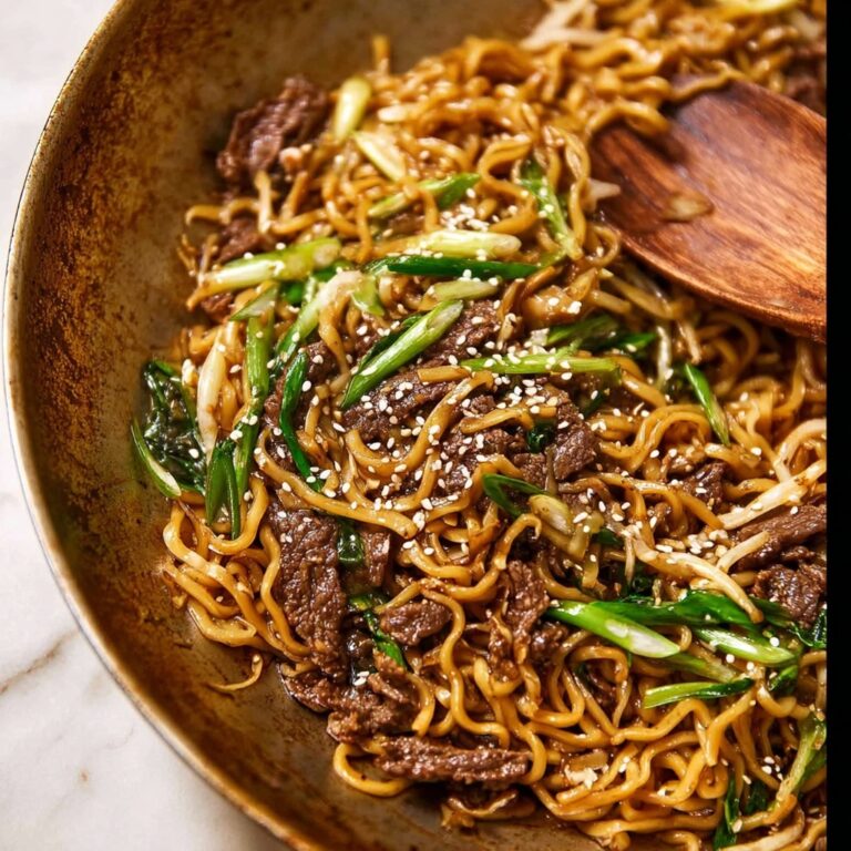 Quick Asian Beef Ramen Noodles Recipe