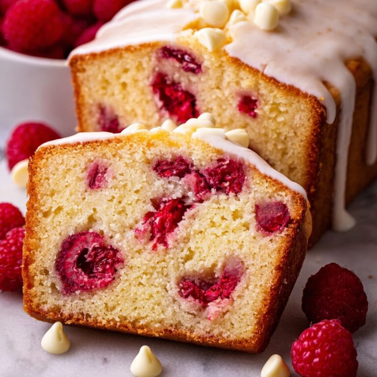 White Chocolate Raspberry Loaf Recipe