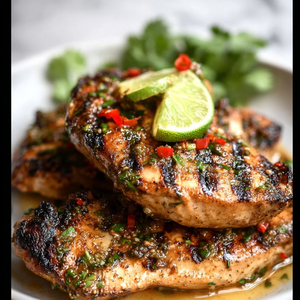 Lime Marinated Grilled Chicken Recipe - Recipe Image