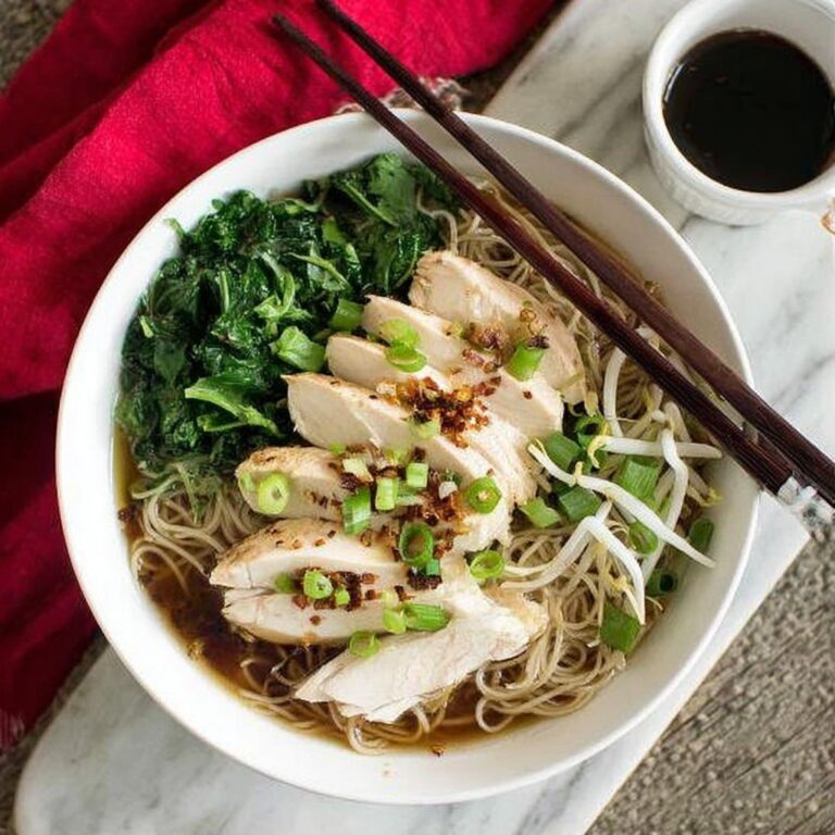 Foolproof Poached Chicken Noodle Soup Recipe