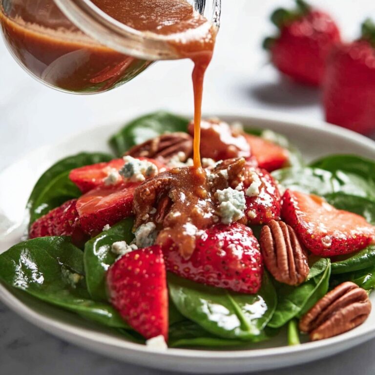 Louisiana Strawberry Spinach Salad with Strawberry Balsamic Dressing Recipe
