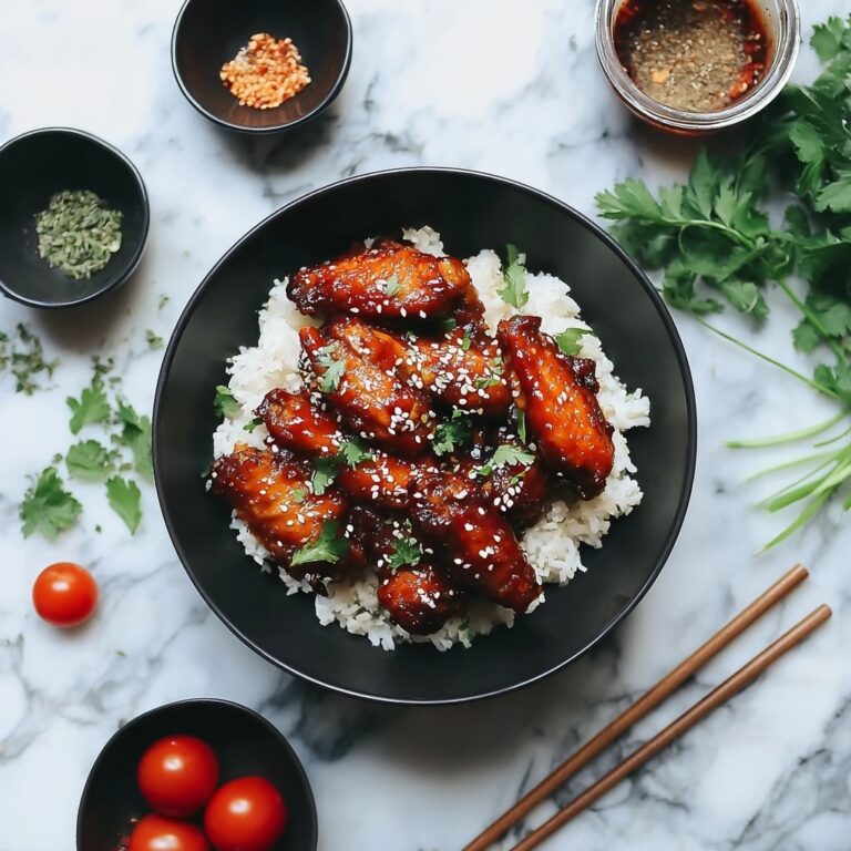Sticky Asian Wings Recipe