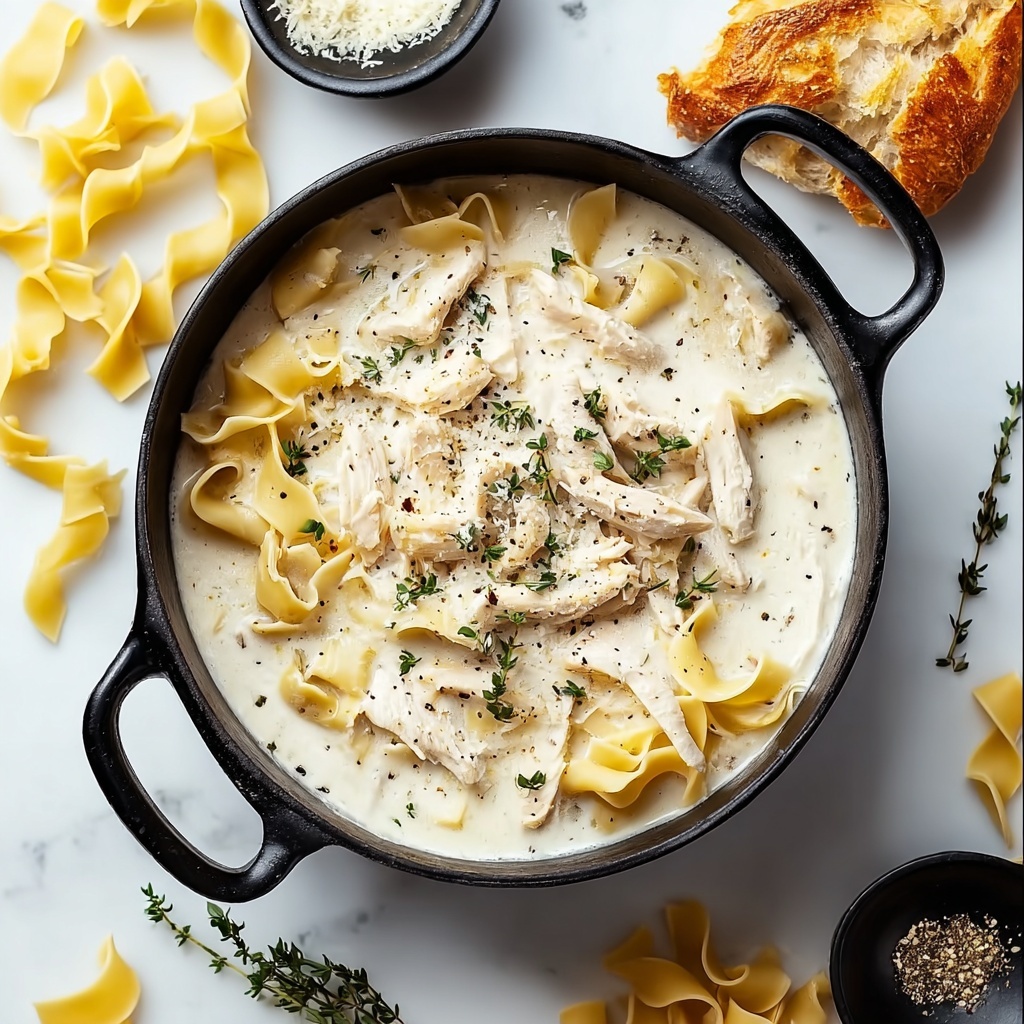 One Pot Chicken Alfredo Recipe - Recipe Image