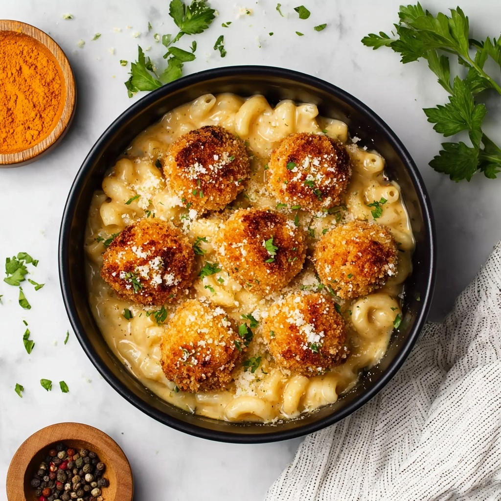 Cheesecake Factory Air Fryer Fried Macaroni and Cheese Balls Recipe - Recipe Image