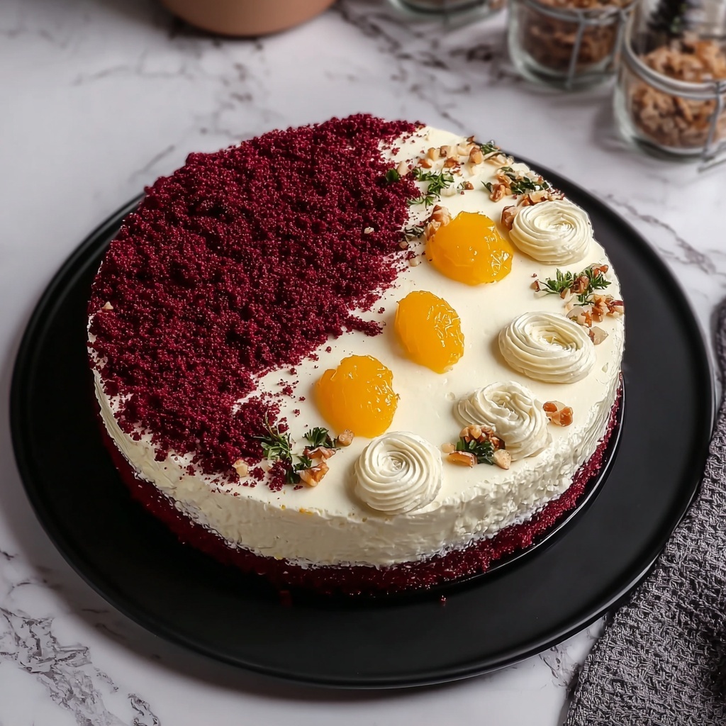 Red Velvet Cake with Cream Cheese Frosting Recipe - Recipe Image