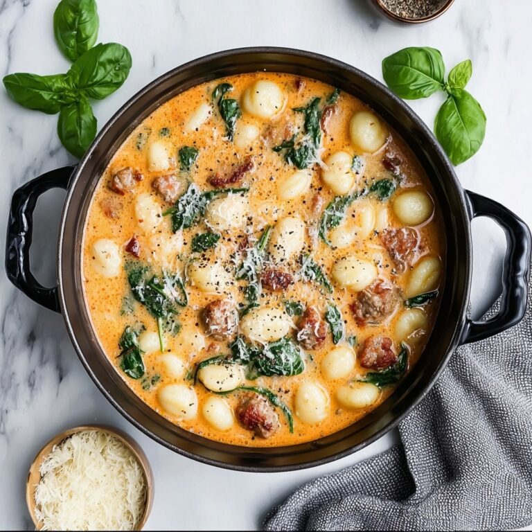 Creamy Italian Sausage Gnocchi Soup Recipe