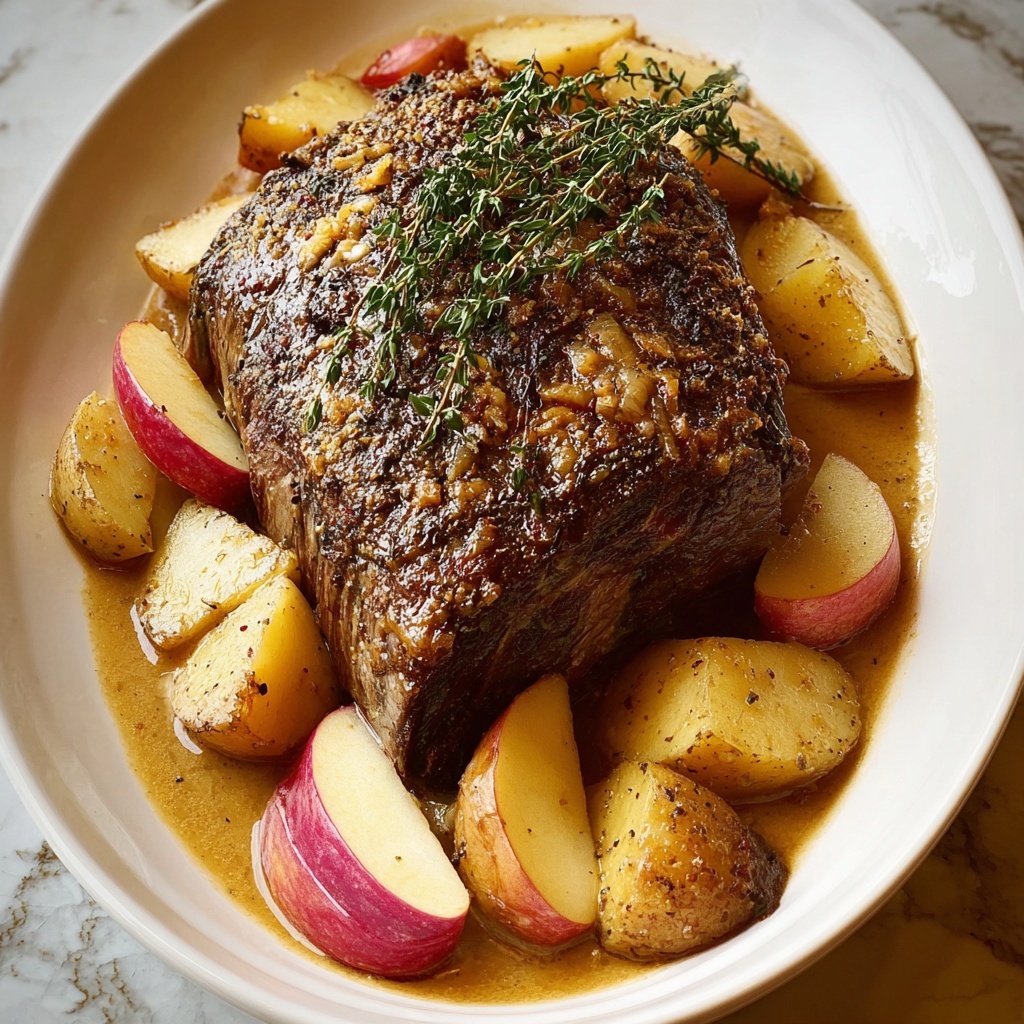 Apple Cider Braised Pork Shoulder Recipe - Recipe Image