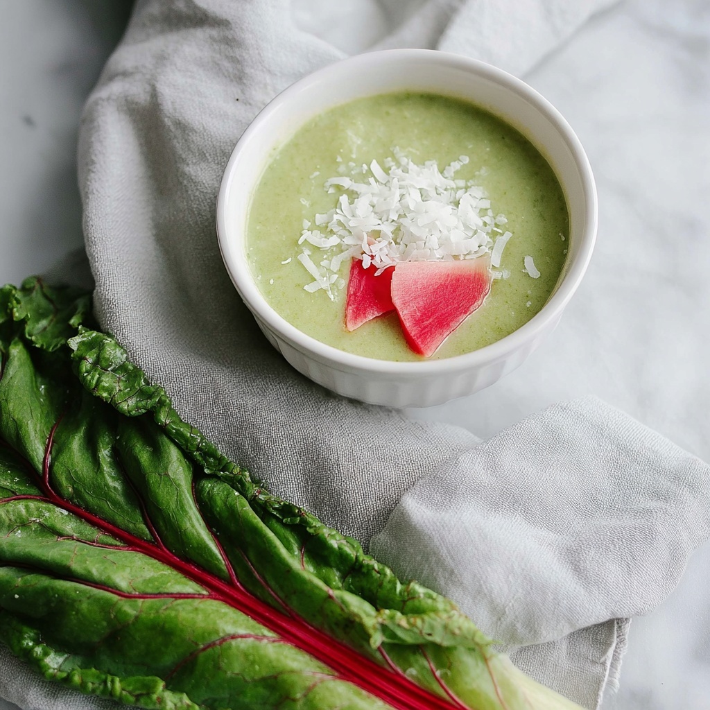 Tropical Swiss Chard Smoothie Recipe - Recipe Image