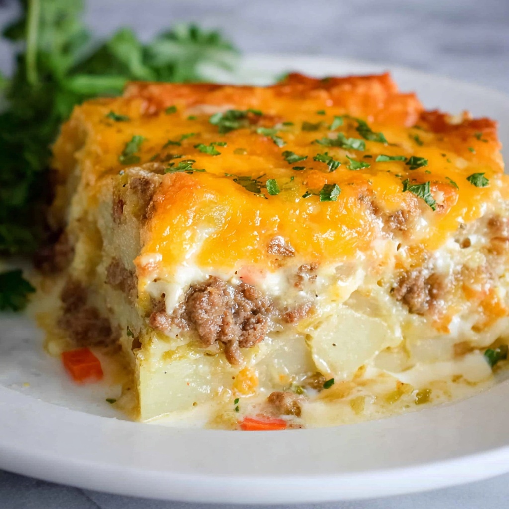 Breakfast Sausage Hash Brown Casserole Recipe - Recipe Image