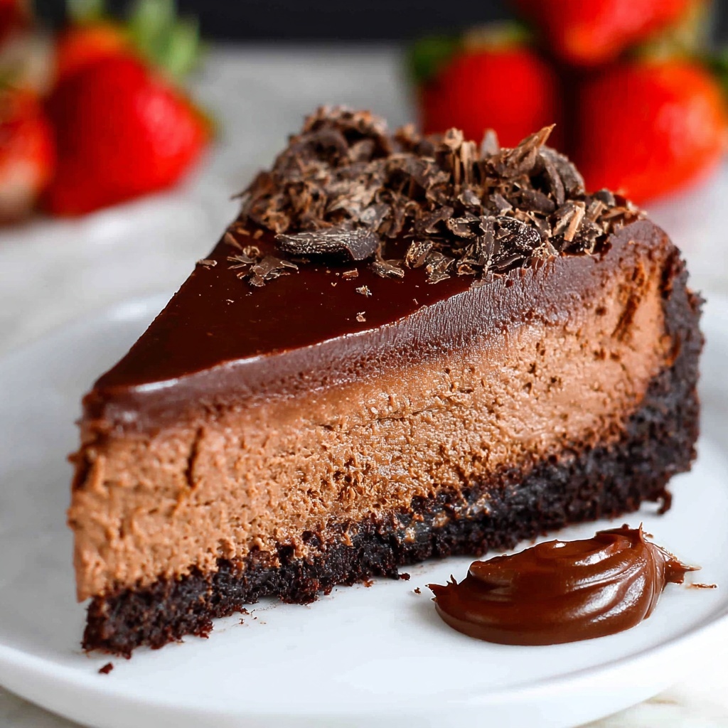 Decadent Chocolate Cheesecake Recipe - Recipe Image