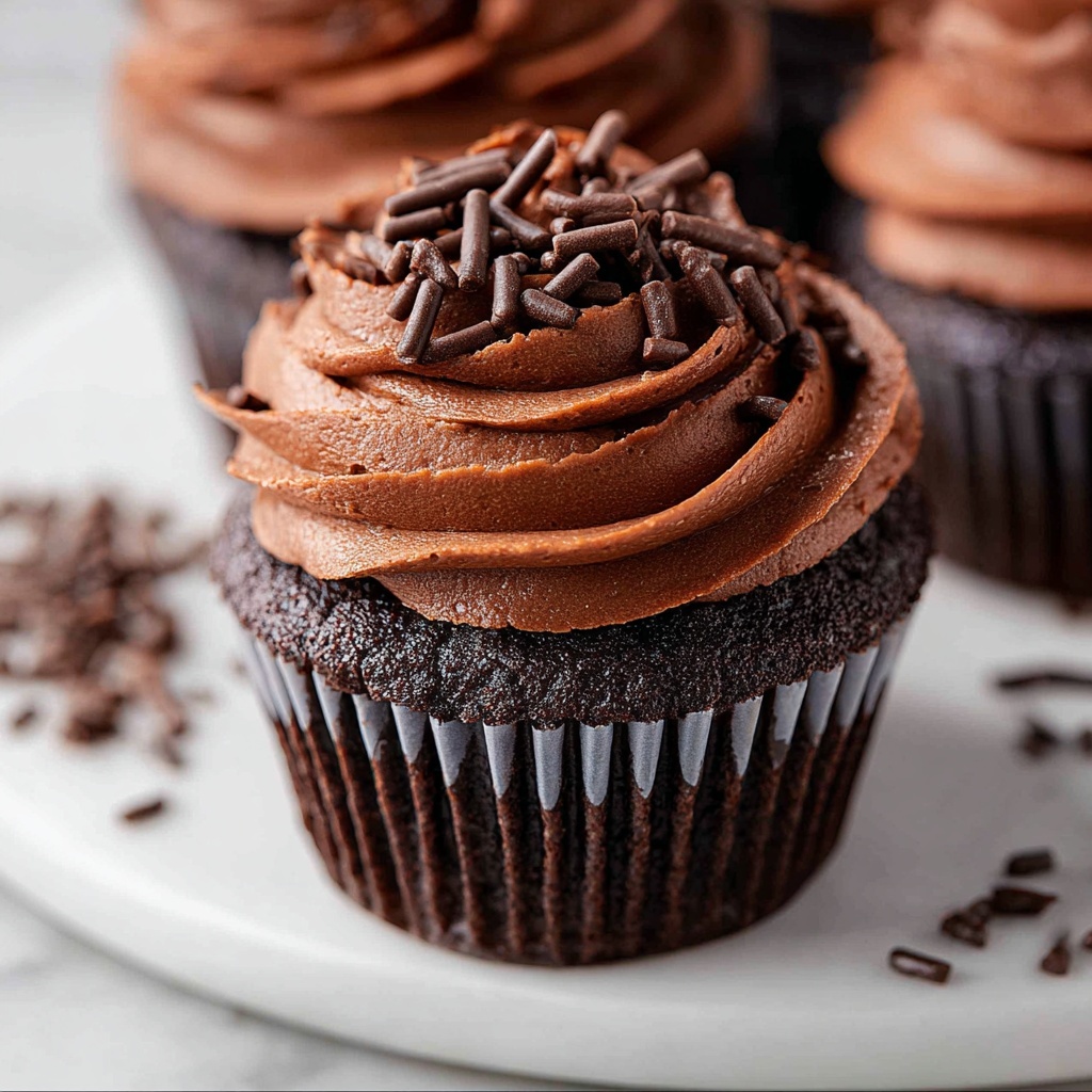Creamy Chocolate Buttercream Frosting Recipe - Recipe Image