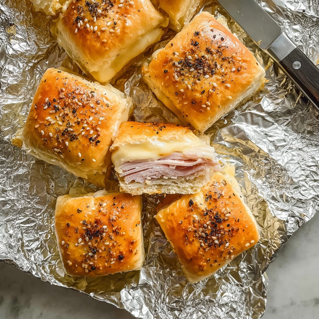 Turkey Sliders with Swiss Cheese and Everything Bagel Seasoning Recipe - Recipe Image