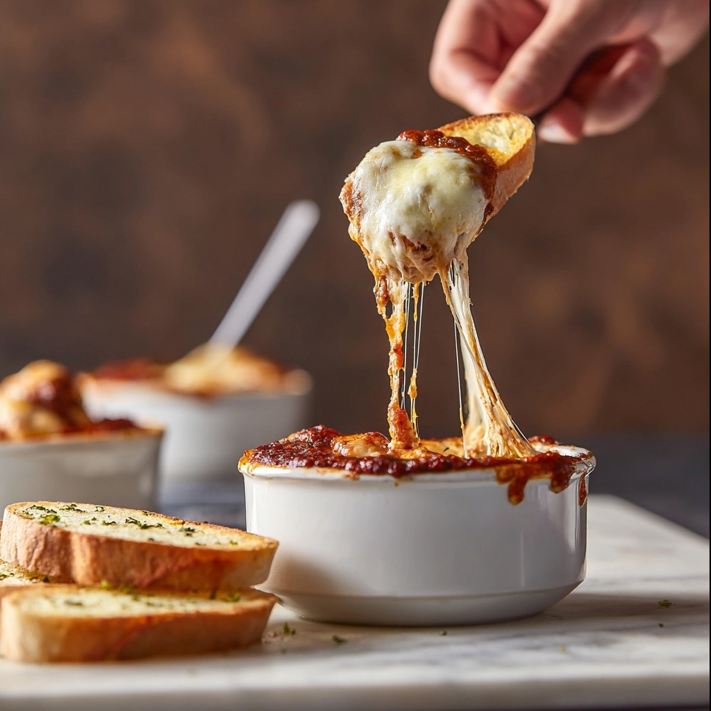 Cheesy Parmesan Meatball Soup Recipe - Recipe Image