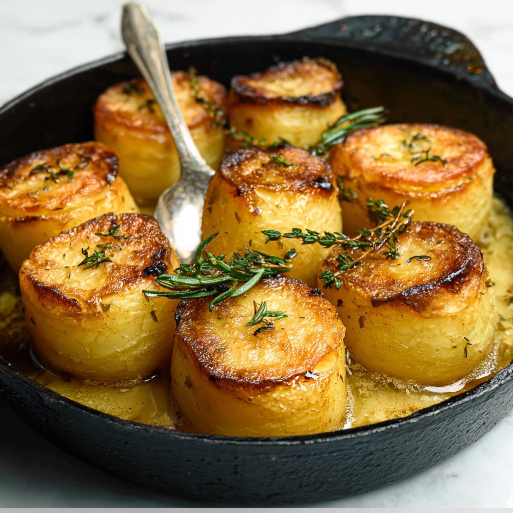 Creamy Ovens-Roasted Fondant Potatoes Recipe - Recipe Image