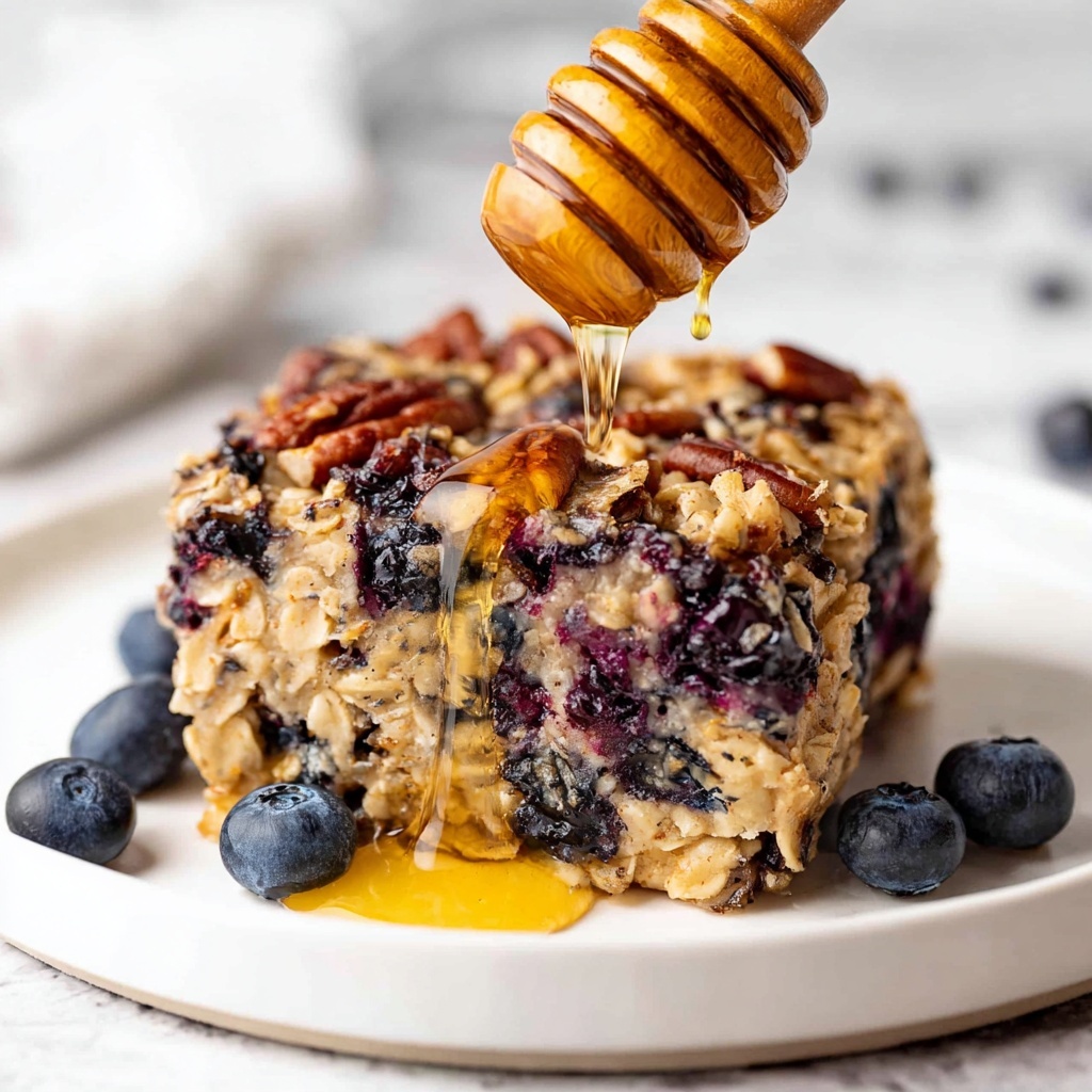 Blueberry Baked Oatmeal Recipe - Recipe Image