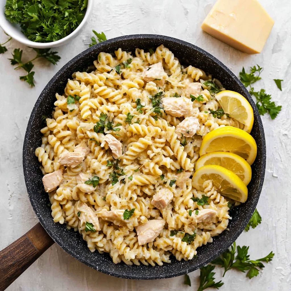 Lemon Chicken Pasta Recipe - Recipe Image