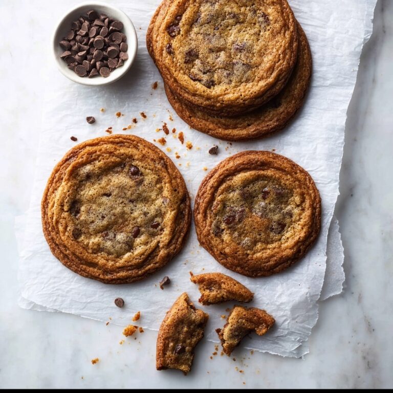 Brown Sugar Chocolate Chip Cookies (Thin and Crispy) Recipe