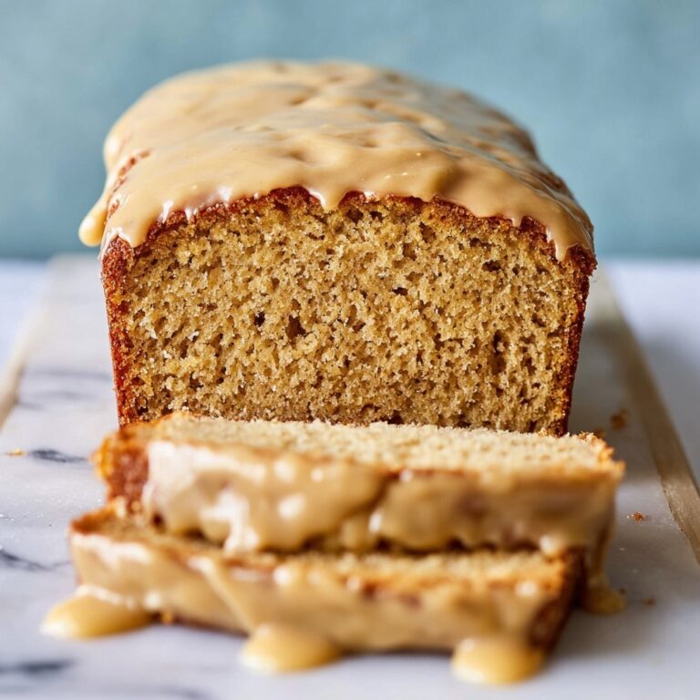 Easy Banana Bread with Peanut Butter Glaze Recipe