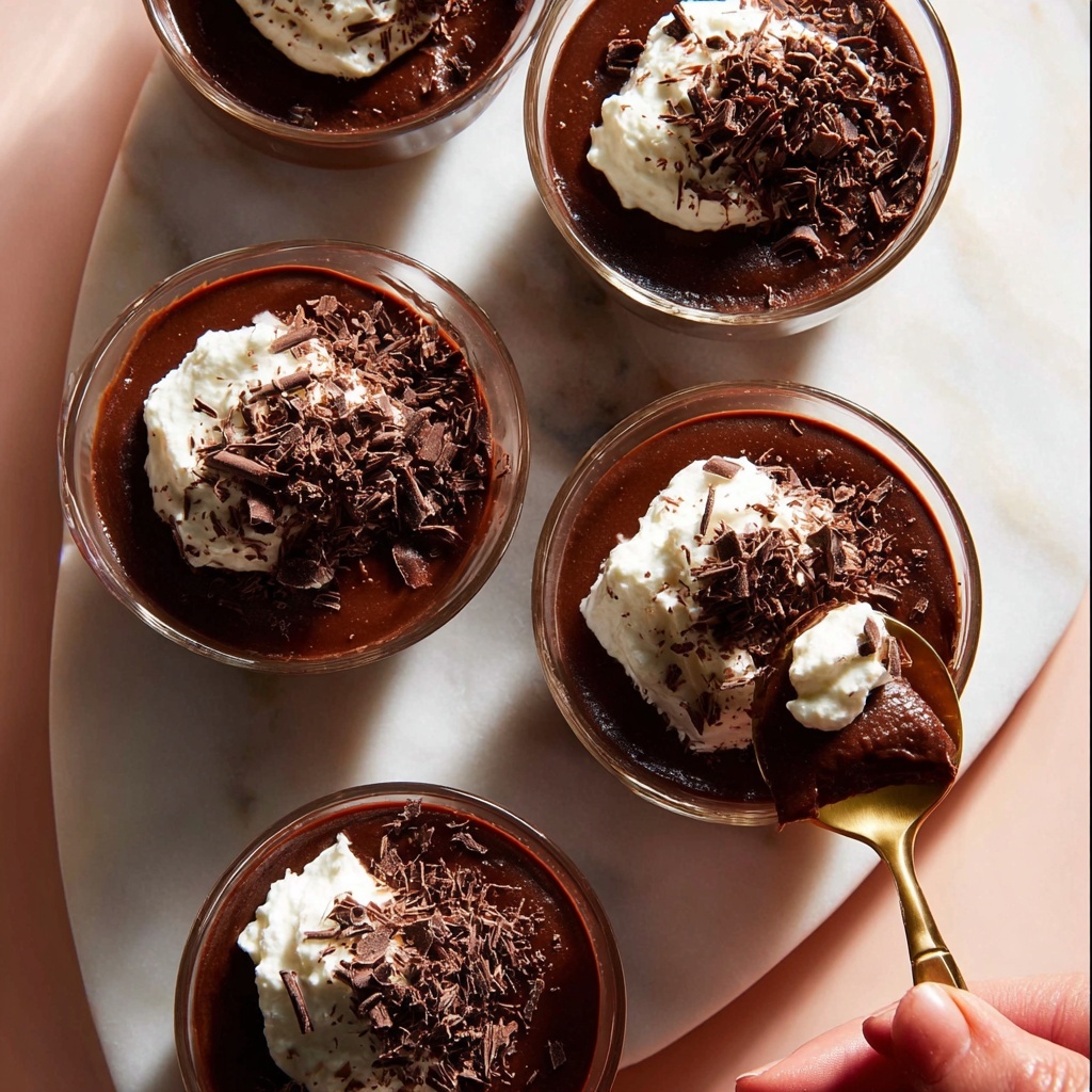 Chocolate Pudding Pots Recipe - Recipe Image