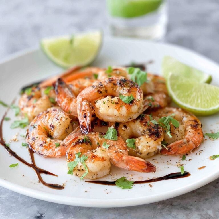 Asian Grilled Shrimp with Sweet Soy and Lime Recipe
