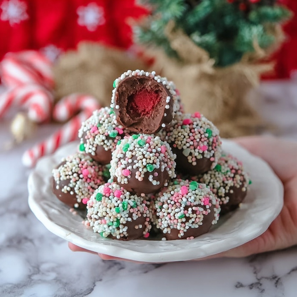 Peppermint Truffles Recipe - Recipe Image