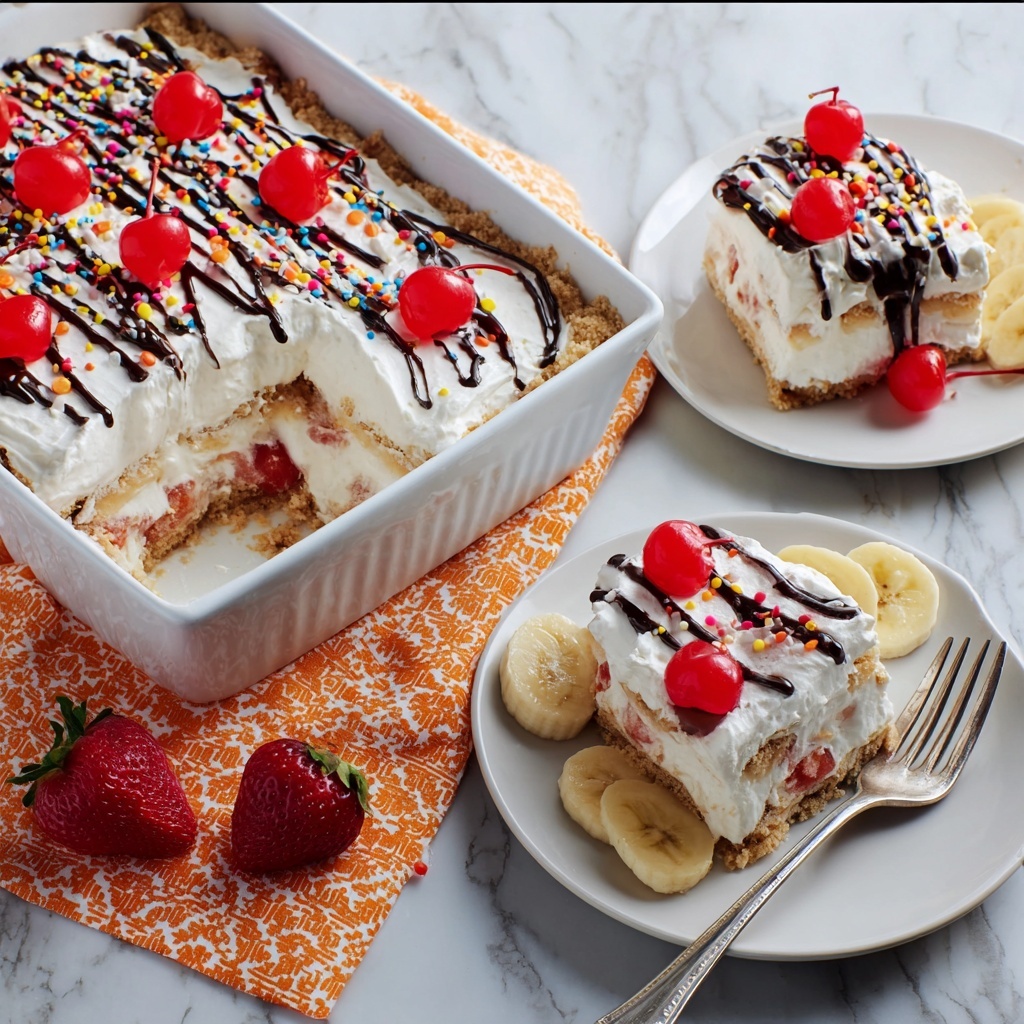 Banana Split Cake Recipe - Recipe Image