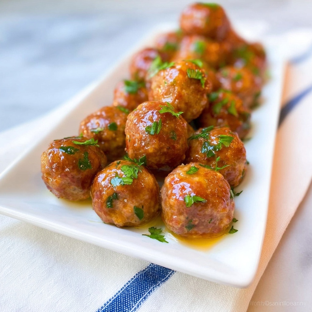 Slow Cooker Pineapple BBQ Meatballs Recipe - Recipe Image