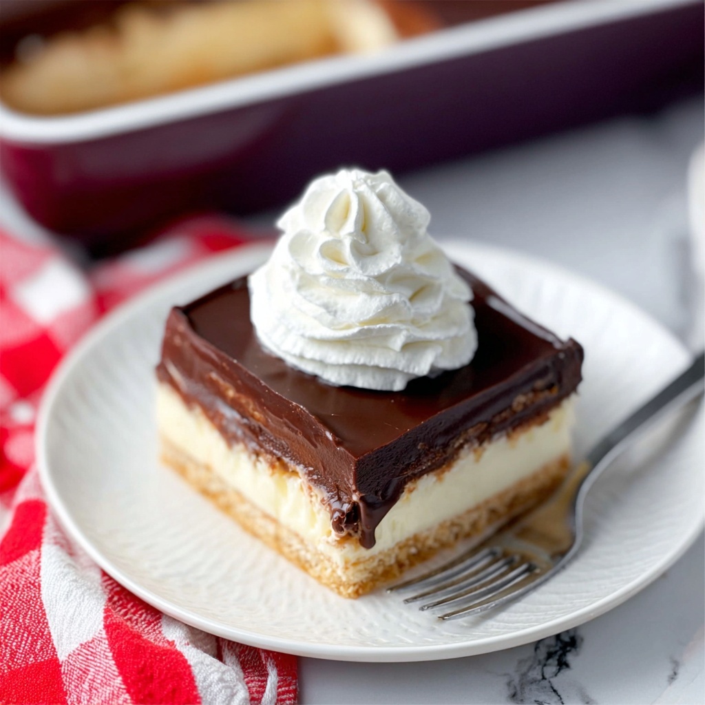 No Bake Eclair Cake Recipe - Recipe Image