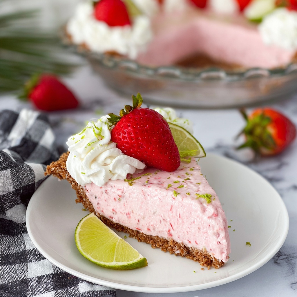 Strawberry Margarita Pie Recipe - Recipe Image