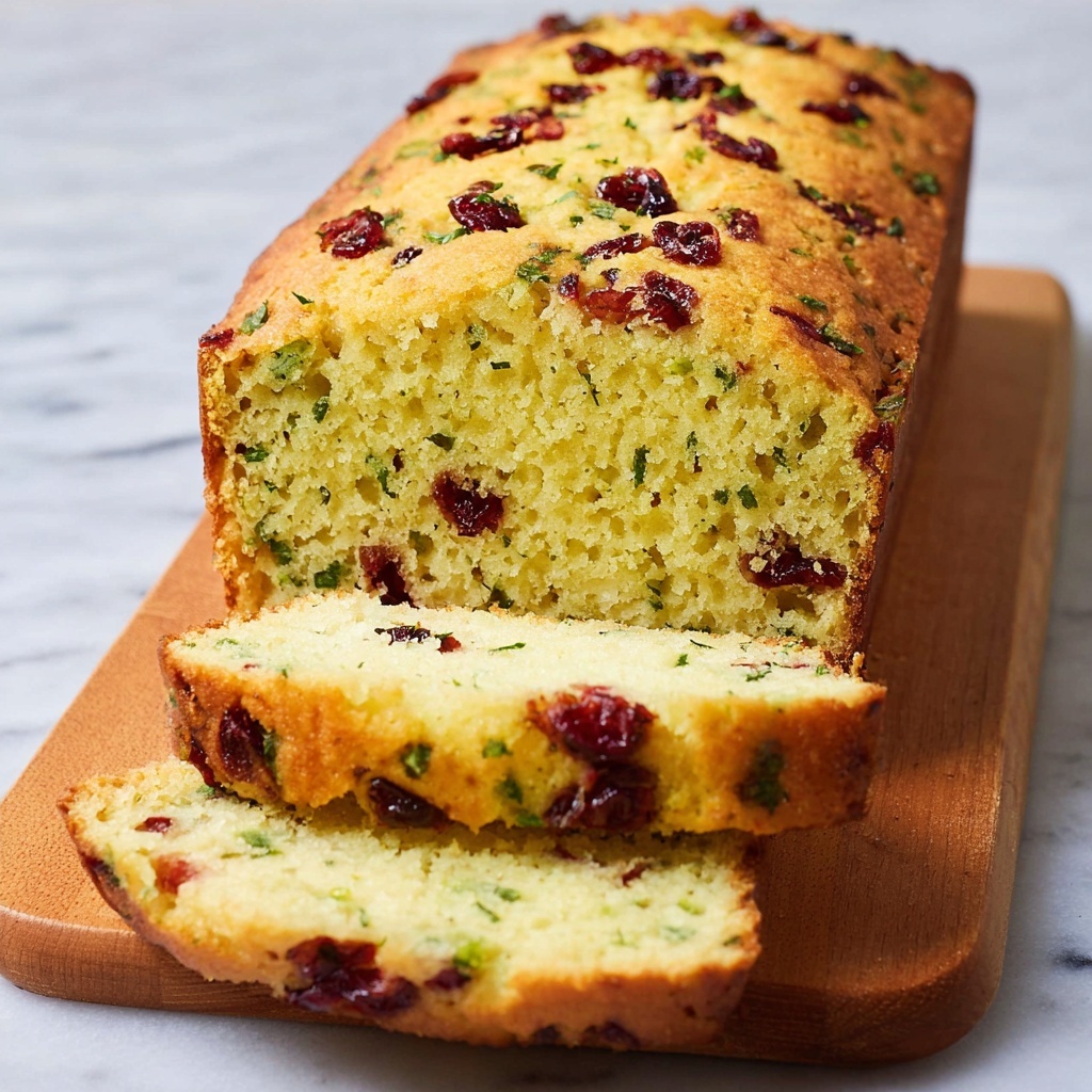 Cranberry Lemon Zucchini Bread Recipe - Recipe Image