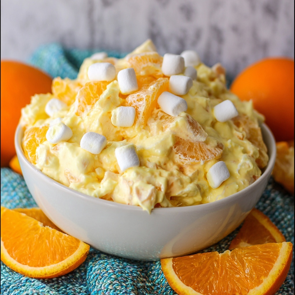 Orange Fluff Salad Recipe - Recipe Image