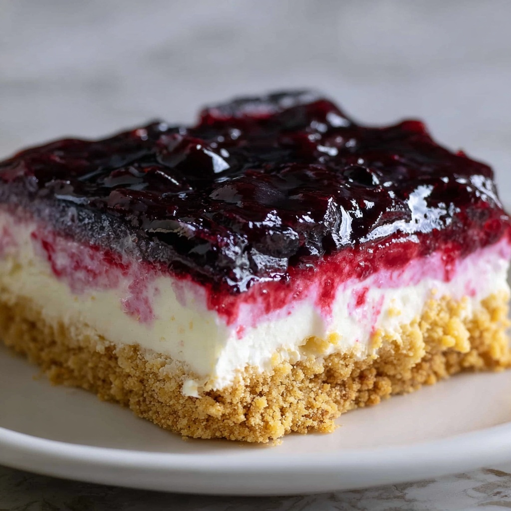 No Bake Blueberry Cheesecake Recipe - Recipe Image