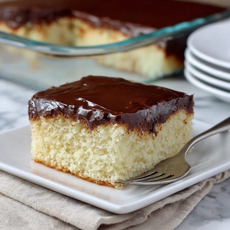 Hot Milk Cake with Chocolate Ganache Recipe