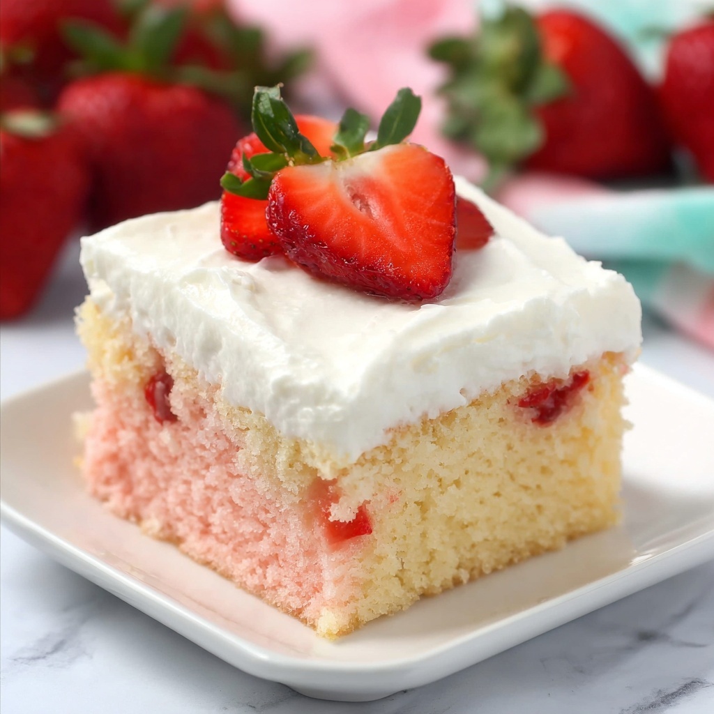 Strawberry and Cream Cake Recipe - Recipe Image