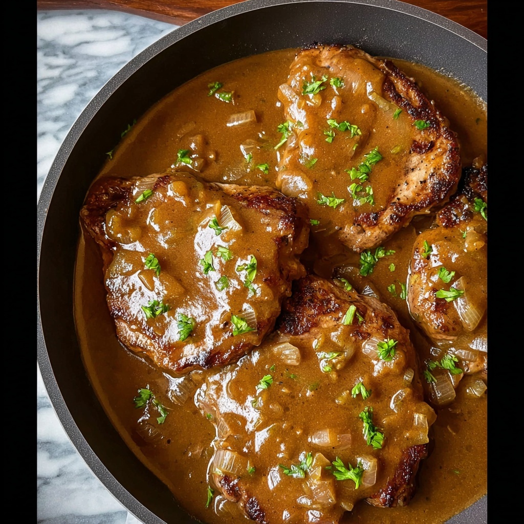 Smothered Pork Chops Recipe - Recipe Image