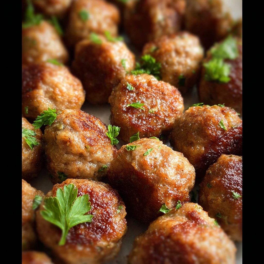 How to Make Perfect Frozen Meatballs in the Air Fryer Recipe - Recipe Image