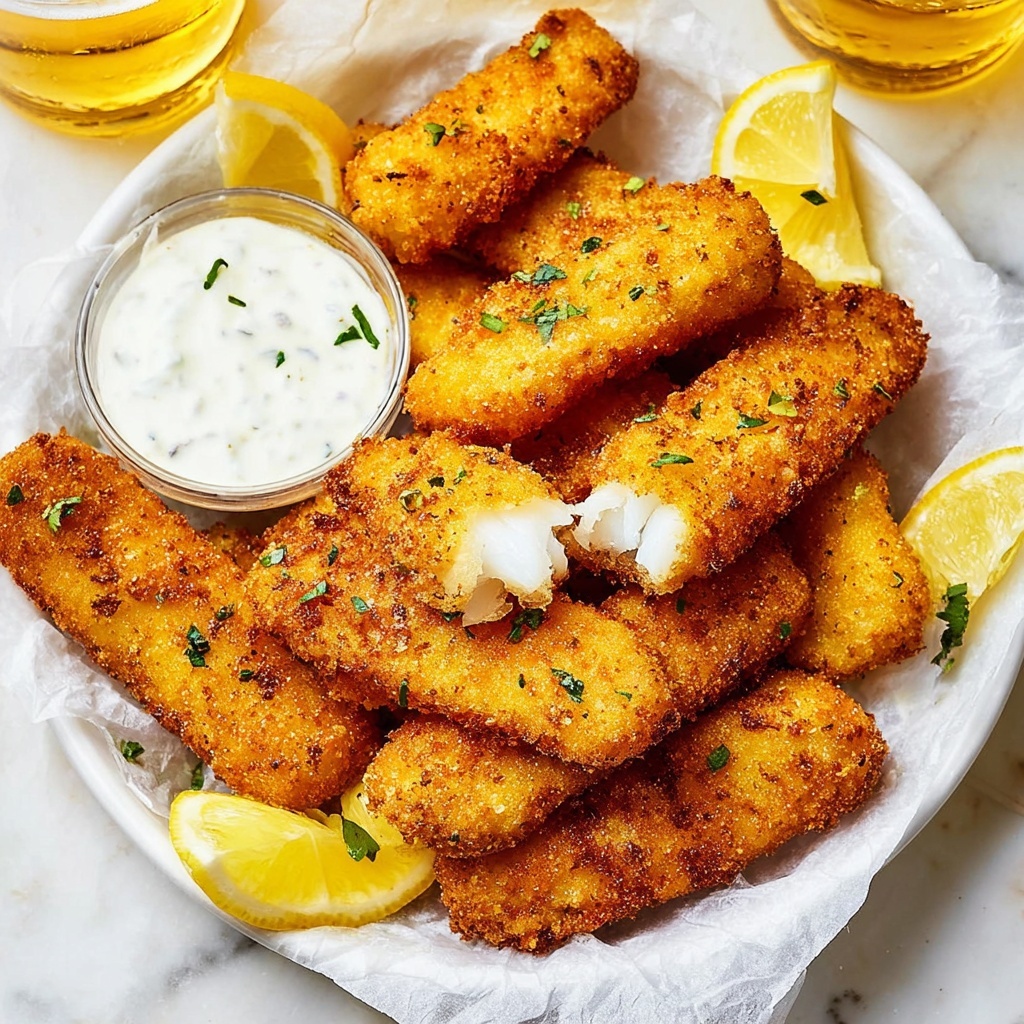 How to Make Crispy Air Fryer Fish Sticks Recipe - Recipe Image