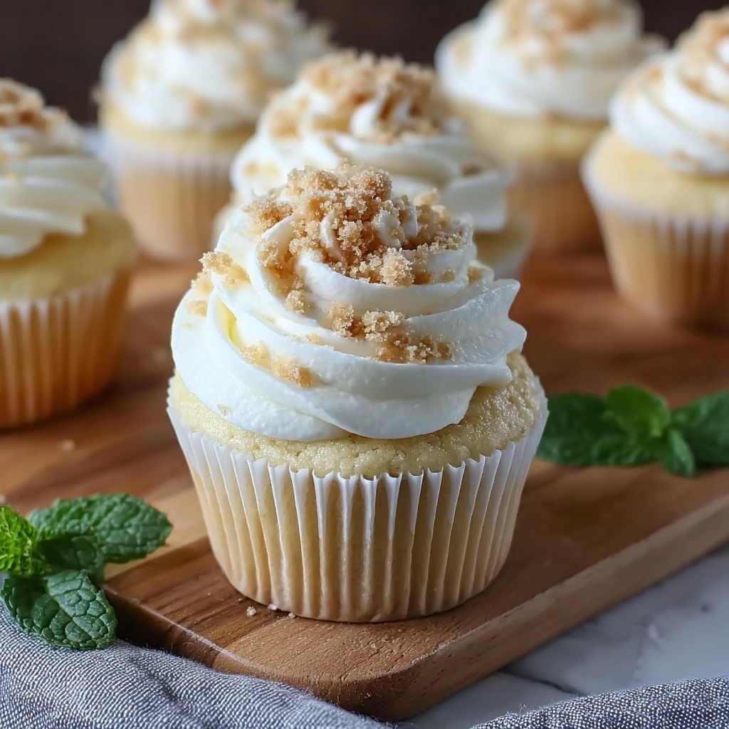 Fluffy Japanese Cotton Cheesecake Cupcakes Recipe - Recipe Image