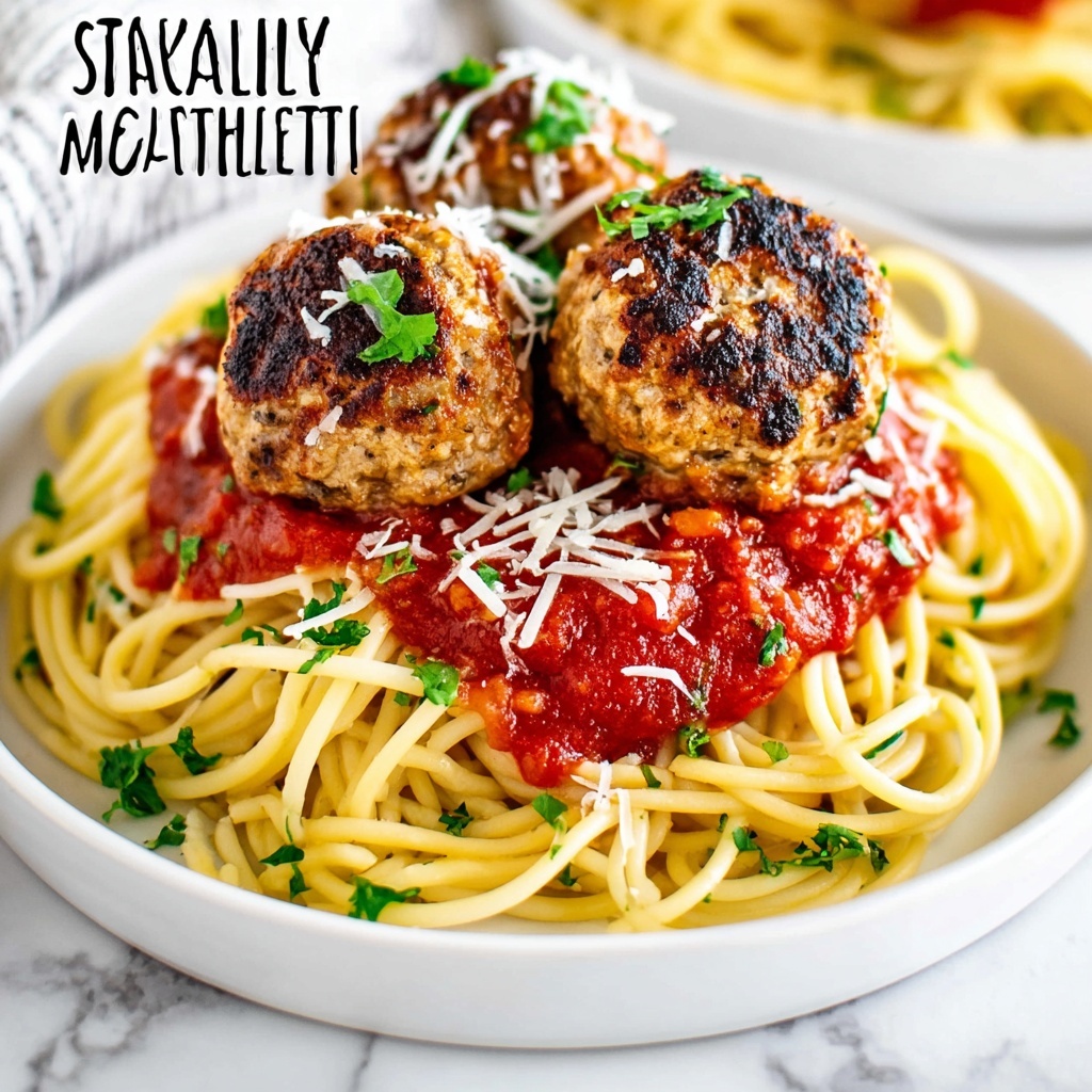 Spaghetti and Turkey Meatballs Recipe - Recipe Image