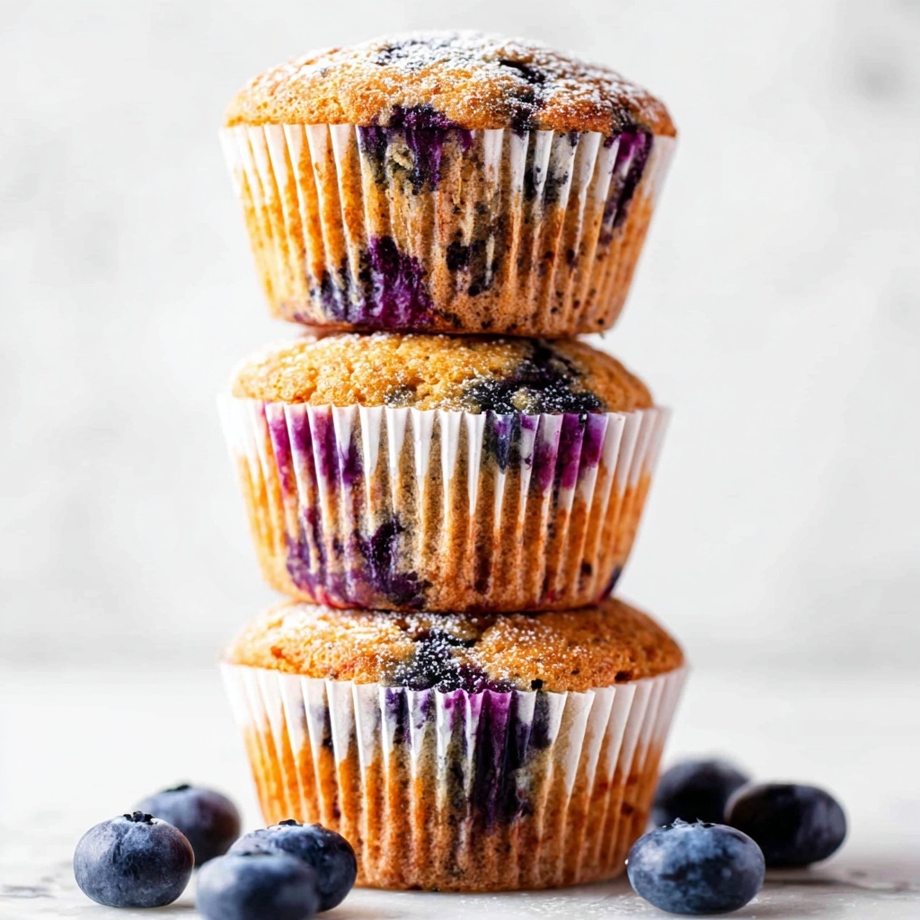 Greek Yogurt Blueberry Muffins Recipe - Recipe Image