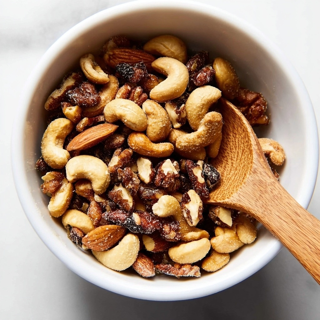 Sweet and Salty Crockpot Cinnamon Nuts Recipe - Recipe Image