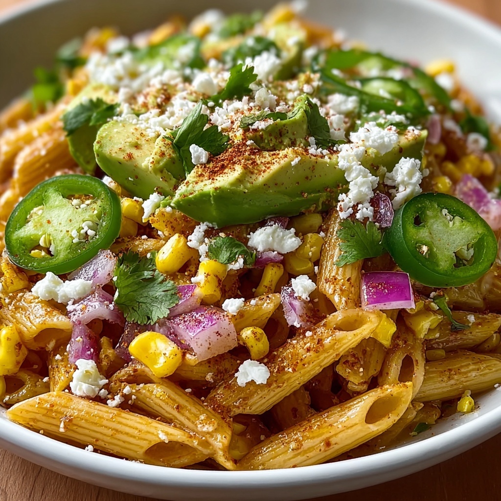 Healthy Street Corn Pasta Salad Recipe - Recipe Image